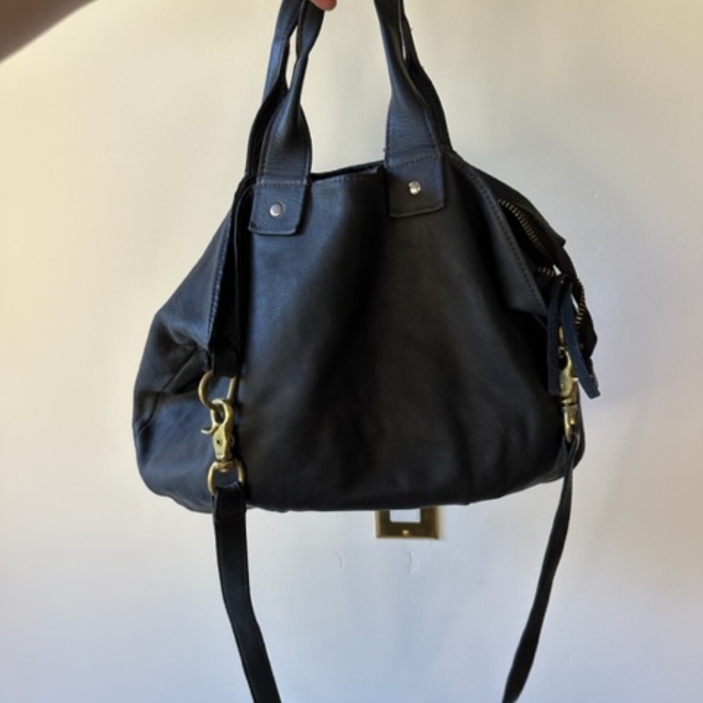 Clare V Messenger Bag Black